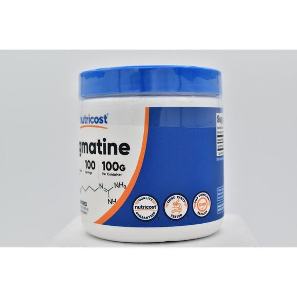 Nutricost Agmatine 100 Grams 100 Servings of 100g Pure Unflavored Sealed 09/2026 - Picture 2 of 12
